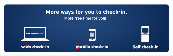 Check-in options